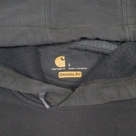 Mens Black Carhartt Original Fit Hoodie Jumper