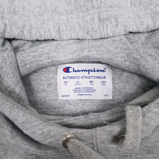 Mens Grey Champion Hoodie Jumper