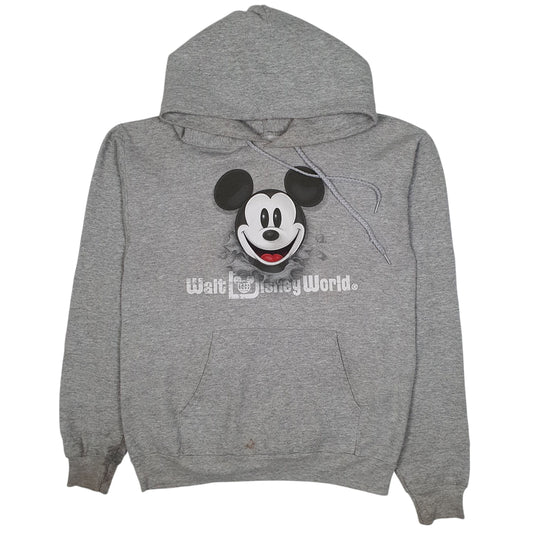Mens Grey Disneyland Mickey Mouse Hoodie Jumper