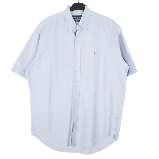 Mens Blue Ralph Lauren Short Sleeve Shirt