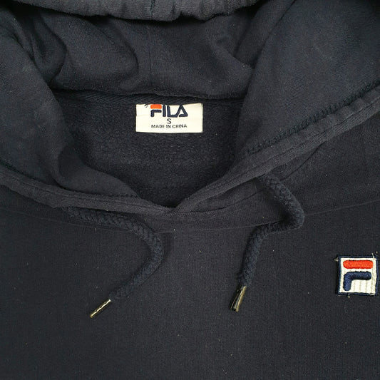Mens Navy Fila Hoodie Jumper