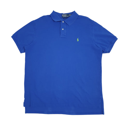 Mens Blue Polo Ralph Lauren Short Sleeve Polo Shirt