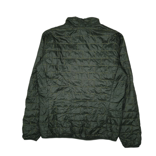Mens Green Patagonia Nano Puff Pullover Half Zip Coat