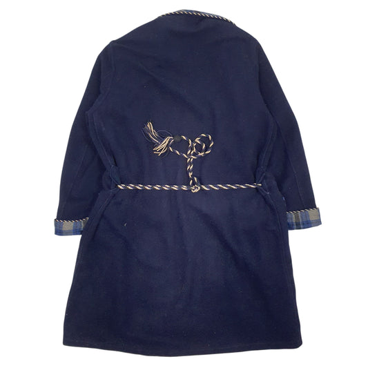 Mens Navy Nomad Vintage Made In England Longlined Full Zip Coat