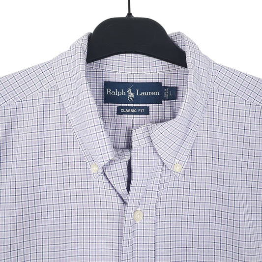 Mens Purple Ralph Lauren Shirt