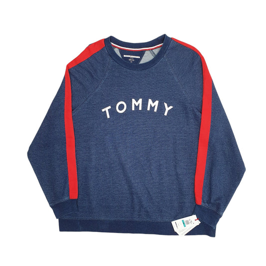 Womens Navy Tommy Hilfiger Crewneck Jumper
