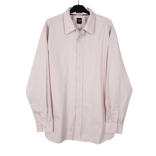 Mens Pink GAP Long Sleeve Shirt
