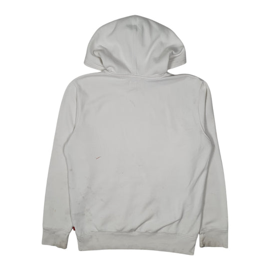 Mens White Levis Hoodie Jumper