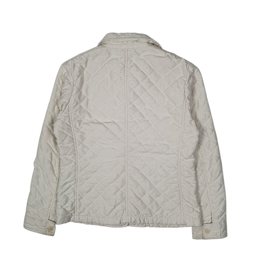 Womens Cream Ralph Lauren Full Zip Coat