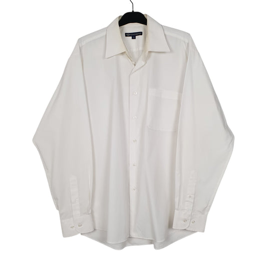 Mens White Dockers Long Sleeve Shirt