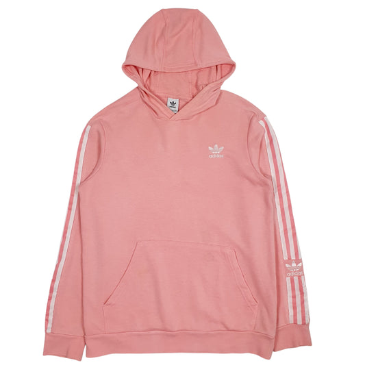 Womens Pink Adidas Hoodie Jumper