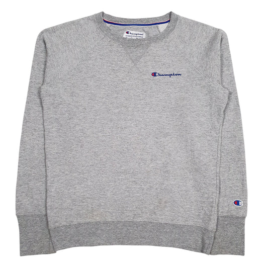Mens Grey Champion Crewneck Jumper