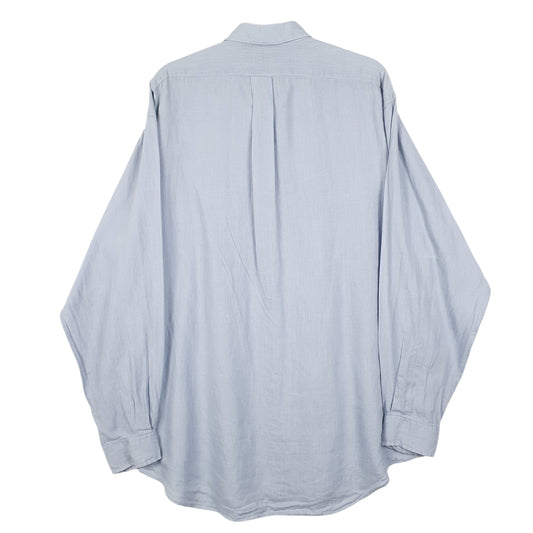 Mens Blue Polo Ralph Lauren Vintage 90s Shirt