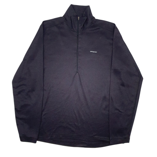 Womens Black Patagonia Capilene Quarter Zip Jumper