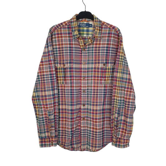 Mens Red Polo Ralph Lauren Long Sleeve Shirt