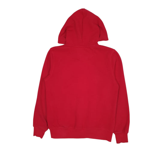 Womens Red Levis Hoodie Full Zip Jumper
