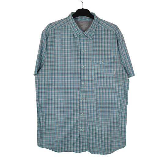 Mens Blue Columbia Sportswear Company Short Sleeve Shirt