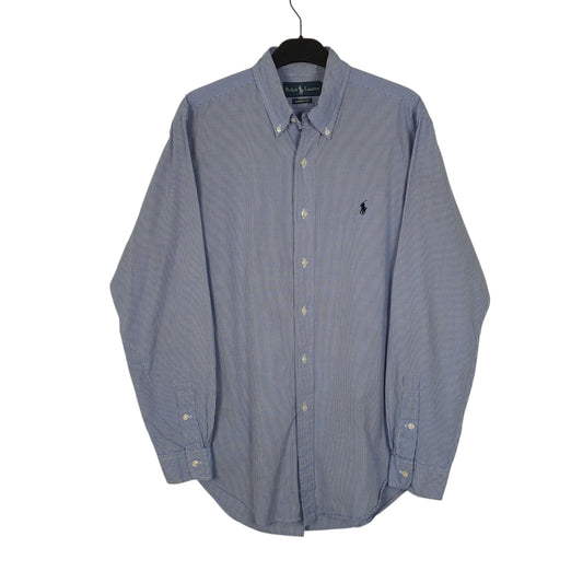 Mens Blue Ralph Lauren Long Sleeve Shirt