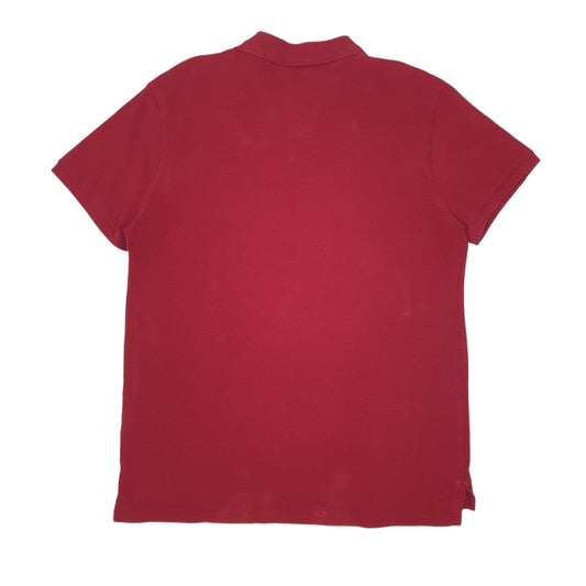 Mens Burgundy Polo Ralph Lauren Polo Shirt