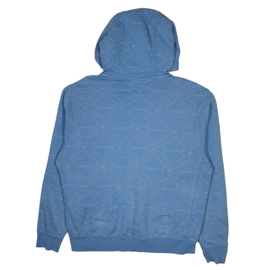 Mens Blue Nike Hoodie Jumper