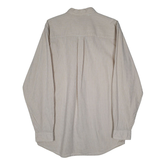 Mens Beige L.L.Bean Tall Shirt