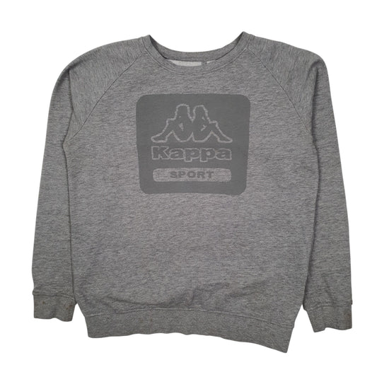 Mens Grey Kappa Crewneck Jumper