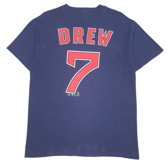 Mens Navy Delta MLB Boston Red Sox T Shirt