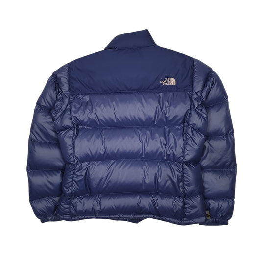 Womens Blue The North Face Nuptse Retro 1996 Coat