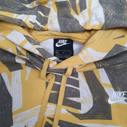 Mens Yellow Nike Hoodie Jumper