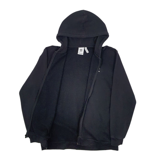 Mens Black Adidas Spellout Full Zip Jumper