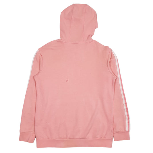 Womens Pink Adidas Hoodie Jumper