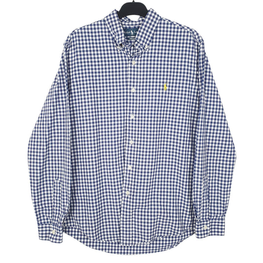 Mens Blue Ralph Lauren Long Sleeve Shirt
