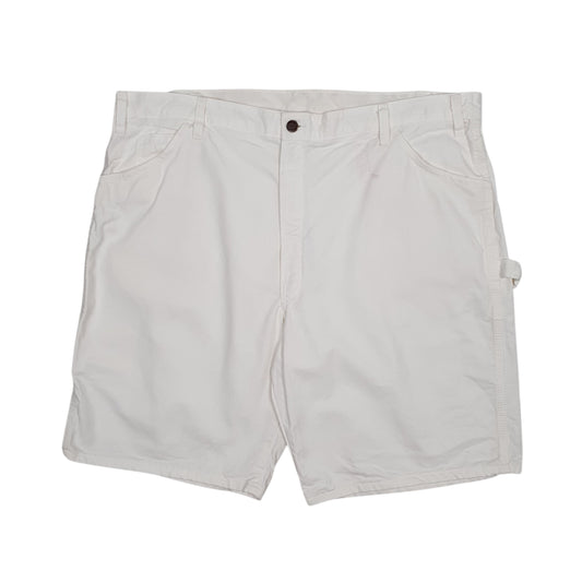 Mens White Dickies Painter Chino Shorts