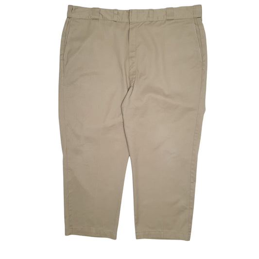 Mens Beige Dickies Workwear Chino Trousers