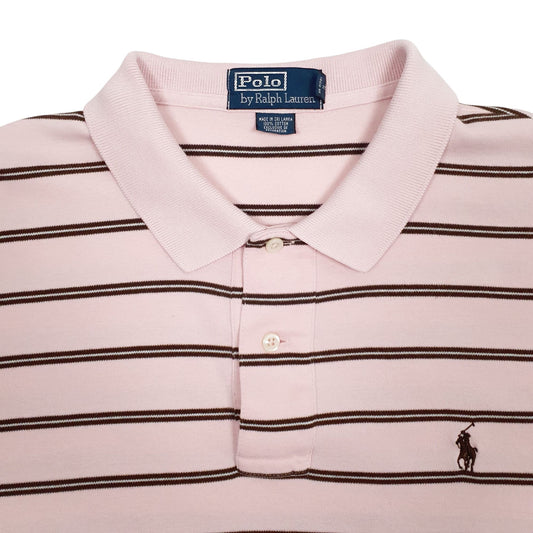 Mens Pink Polo Ralph Lauren Polo Shirt