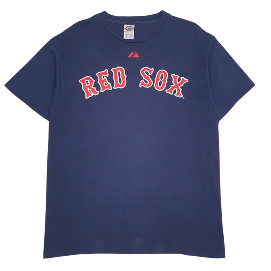 Mens Navy Delta MLB Boston Red Sox Short Sleeve T Shirt