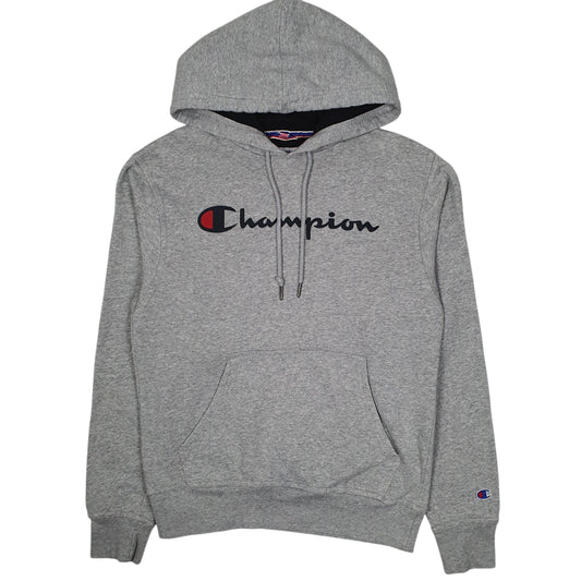 Mens Grey Champion Hoodie Jumper