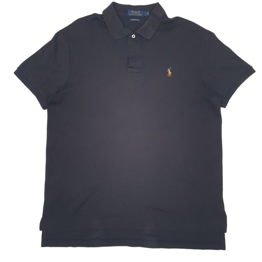 Mens Black Polo Ralph Lauren Short Sleeve Polo Shirt
