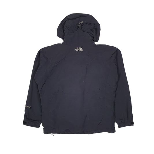 Mens Black The North Face Hyvent Crewneck Coat