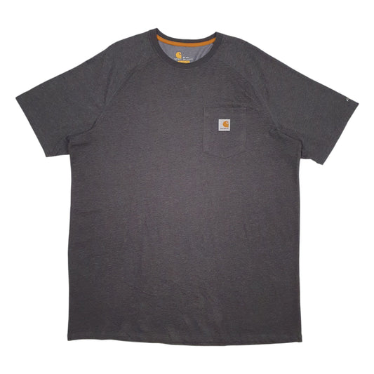 Mens Grey Carhartt Short Sleeve T Shirt