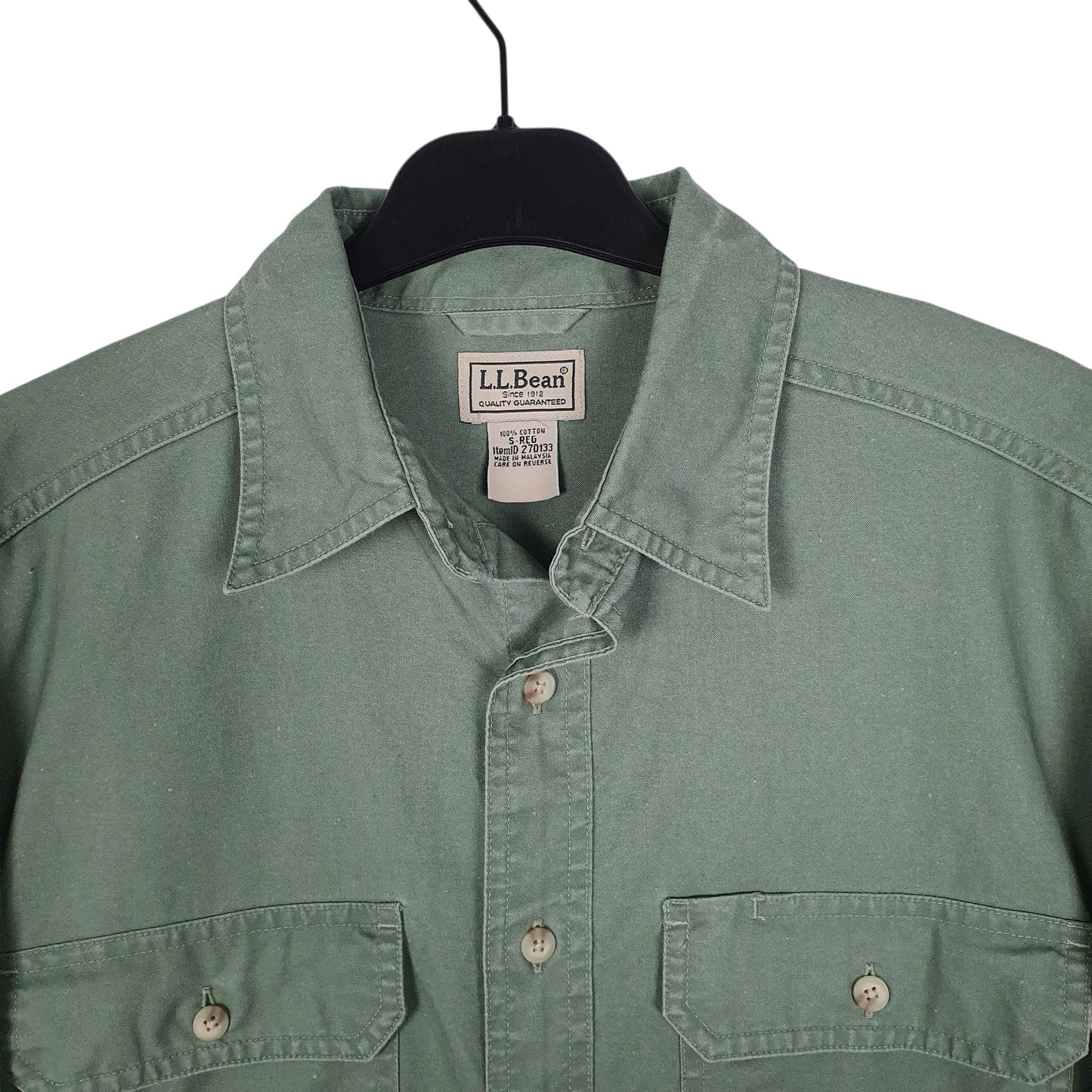 Mens Green L.L.Bean Shirt