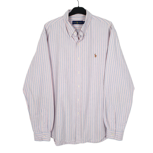 Mens Pink Ralph Lauren Long Sleeve Shirt