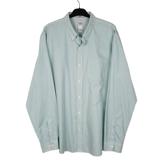 Mens Green L.L.Bean Long Sleeve Shirt