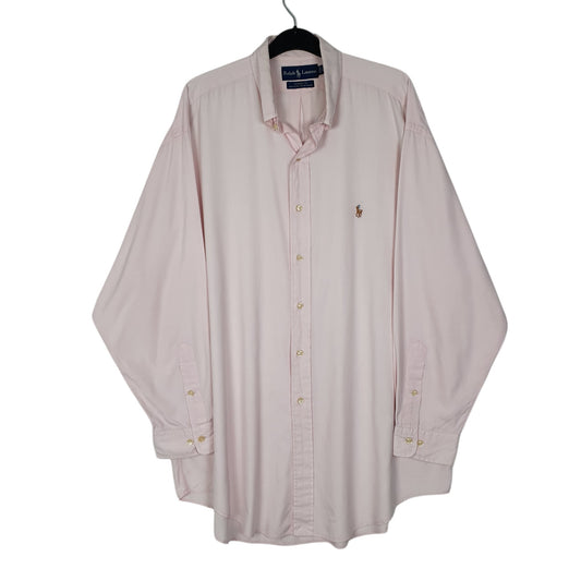 Mens Pink Ralph Lauren Long Sleeve Shirt