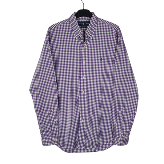 Mens Purple Ralph Lauren Long Sleeve Shirt