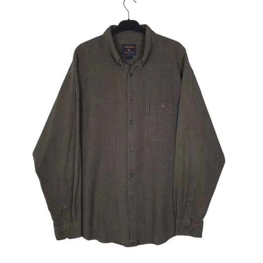 Mens Green Woolrich Long Sleeve Shirt