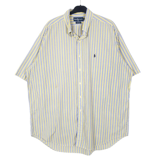 Mens Yellow Ralph Lauren Short Sleeve Shirt