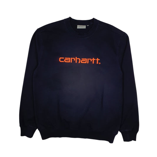 Mens Navy Carhartt Crewneck Jumper