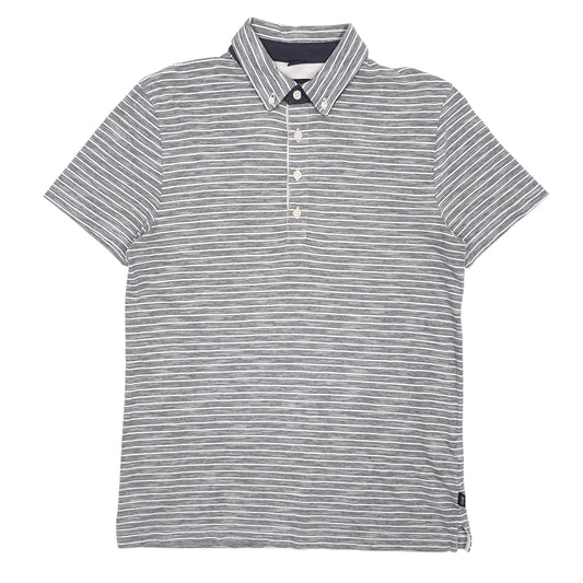 Mens Grey Hugo Boss Slim Fit Short Sleeve Polo Shirt