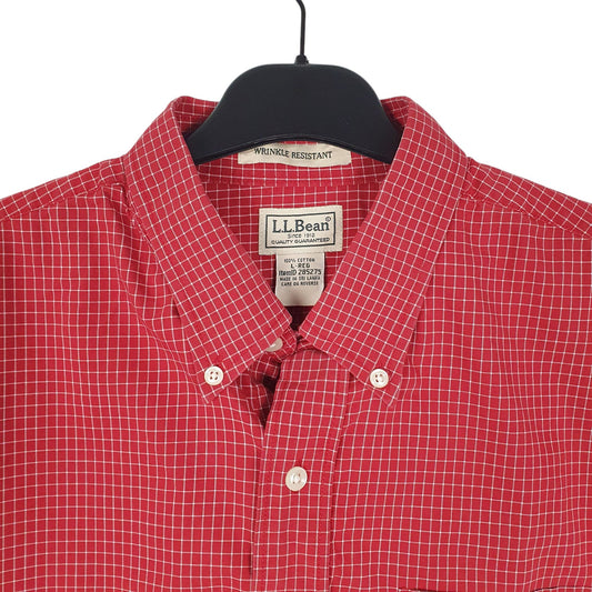 Mens Red L.L.Bean Shirt